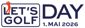 Lets Golf Day Logo PNG RGB - blau 1x1
